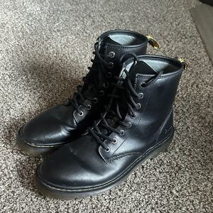 Dr. Martens Black Leather Boots
